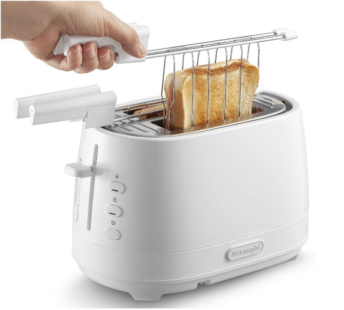 Prajitor de pâine De'Longhi CTLAP2203.W, 550 wați, alb [3]