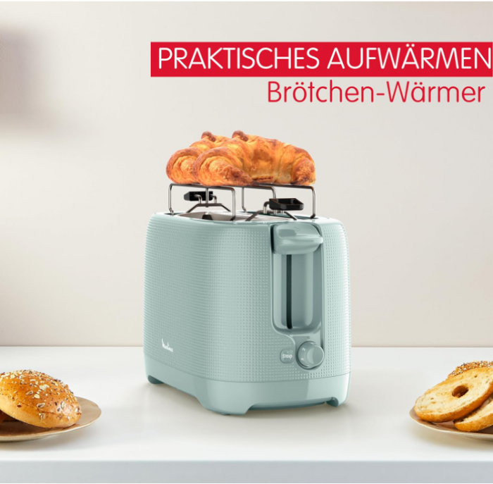 Prajitor de pâine Moulinex pentru 2 felii, 7 niveluri, verde eucalipt, LT2M1310 [6]