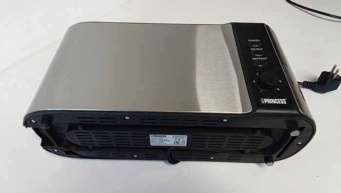 Prajitor de pâine Princess 142353 cu fantă lungă, oțel inoxidabil, negru [5]