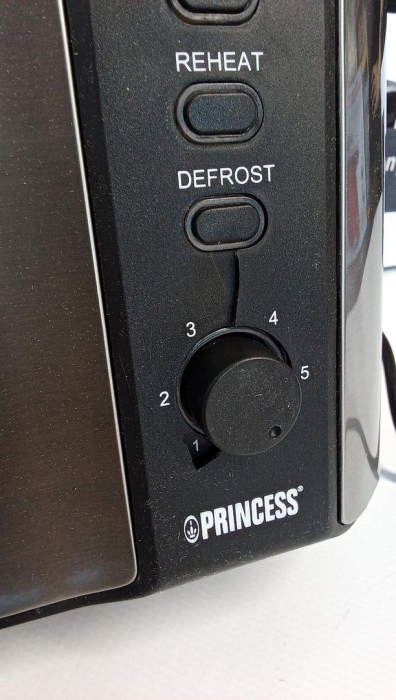 Prajitor de pâine Princess 142353 cu fantă lungă, oțel inoxidabil, negru [2]