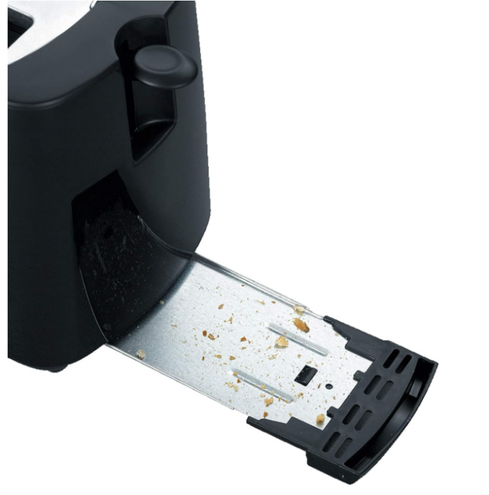 Prajitor de pâine SEVERIN 700 W, 2 felii, negru, AT 2287 [3]