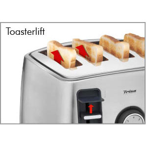 Prajitor de paine Trisa Family Toast 7345.7512, 4 felii, 6 trepte, putere 1600W [4]