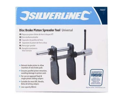 Presa pentru piston etrier frana auto, 88mm, Silverline [3]