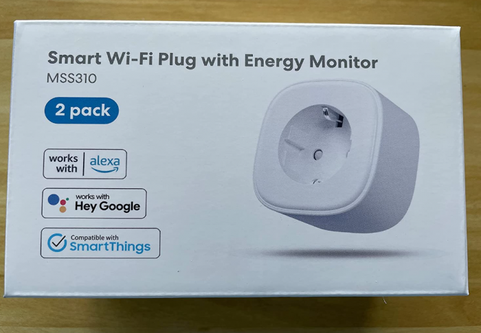 Priză inteligentă Meross 16 A, WiFi, control vocal, funcționează cu Alexa, Google Home, pachet de 2 [7]