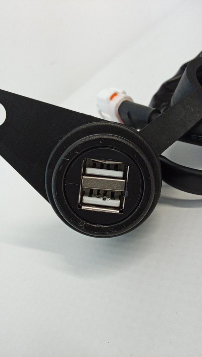 Priza USB pentru motociclete 12V DV, 2 porturi, pentru Yamaha Tracer MT-07 MT-09 SP FZ-09 FZ-07 XSR 700 900 [2]