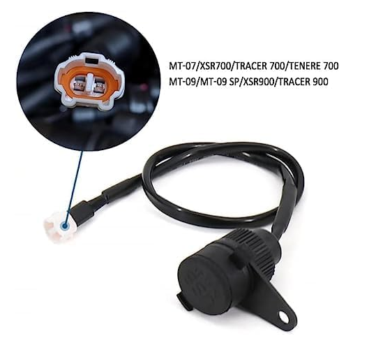 Priza USB pentru motociclete 12V DV, 2 porturi, pentru Yamaha Tracer MT-07 MT-09 SP FZ-09 FZ-07 XSR 700 900 [9]