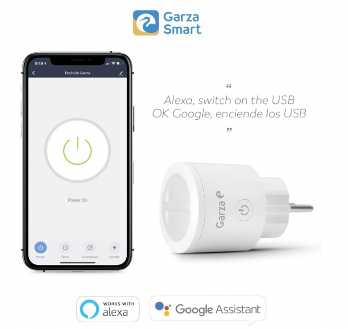 Prize Wi-Fi inteligente Garza SmartHome compatibile cu Alexa, iOS și Google Home, aplicație mobila și control vocal [3]