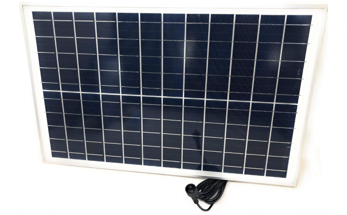 Proiector LED pentru exterior cu panou solar și telecomandă TEMPO DI SALDI 200W Lumină albă rece [6]