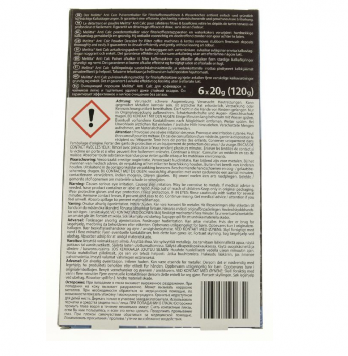 Pudra decalcifiere pentru espressor MELITTA 6762482 [2]