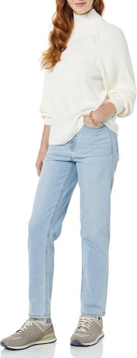 Pulover Oversized pentru femei Amazon Essentials, ultra moale, alb, L [3]