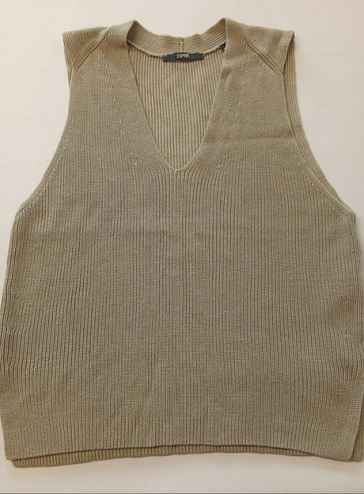 Pulover tip Vestă Esprit Collection cu decolteu în V, tricotat, Marimea S [2]