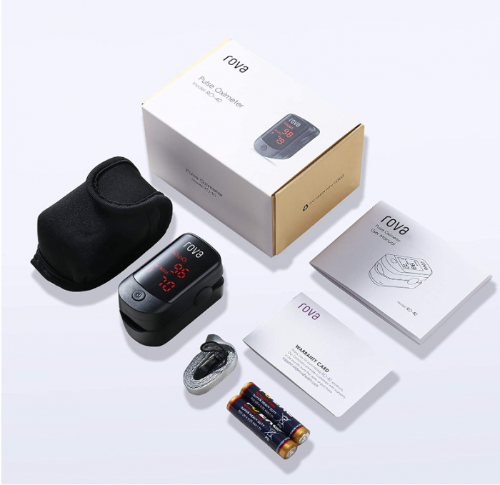 Pulsoximetru Rova, Oximetru pentru vârful degetului, Monitor de ritm cardiac [8]