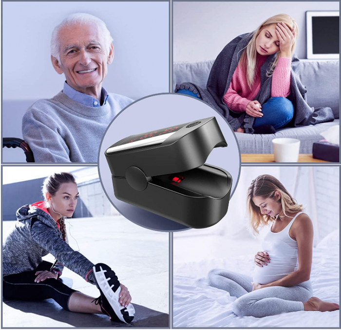 Pulsoximetru Rova, Oximetru pentru vârful degetului, Monitor de ritm cardiac [6]