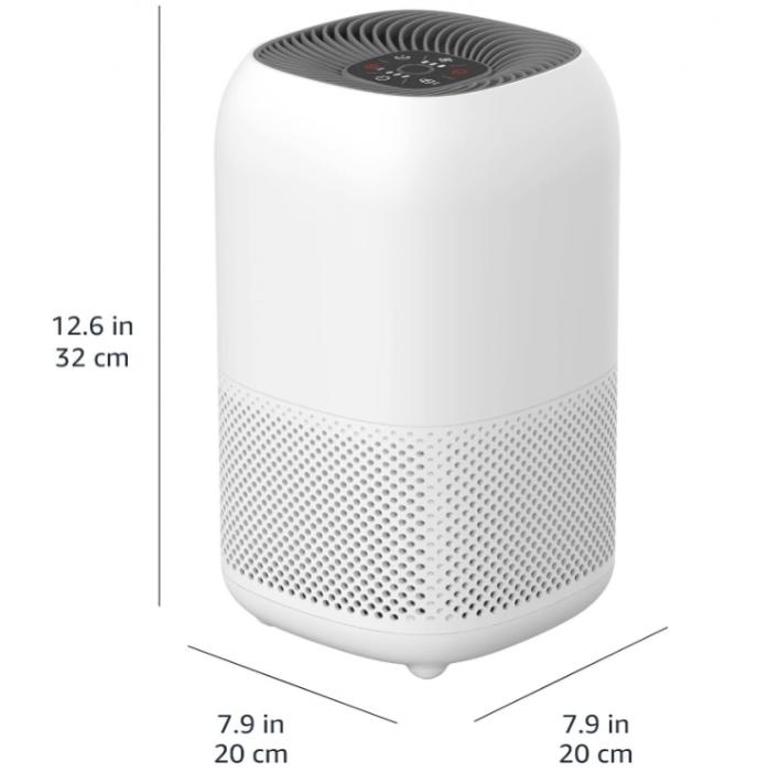 Purificator de aer Amazon Basics, până la 12 m², filtre de aer True HEPA și Advance Carbon [5]