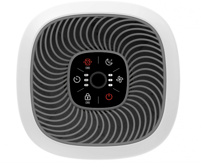 Purificator de aer Amazon Basics, până la 12 m², filtre de aer True HEPA și Advance Carbon [3]