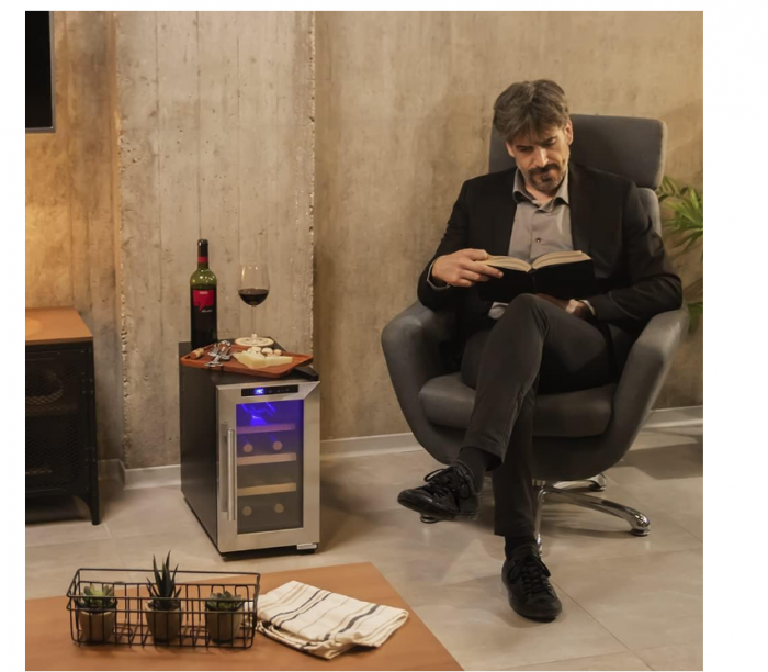 Racitor pentru vinuri Cecotec GrandSommelier 820 CoolWood Bolero 8 sticle, 23L [7]