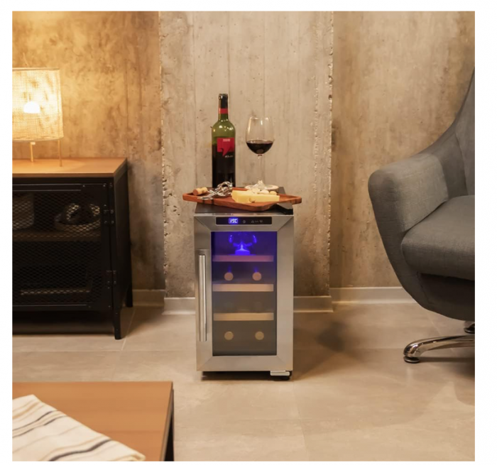 Racitor pentru vinuri Cecotec GrandSommelier 820 CoolWood Bolero 8 sticle, 23L [4]