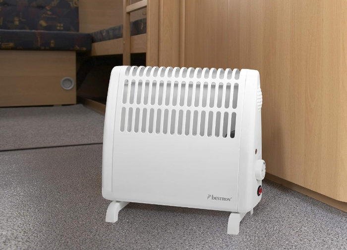 Radiator electric Bestron, aparat de incalzire cu termostat, IP24, 400 wați, alb [3]