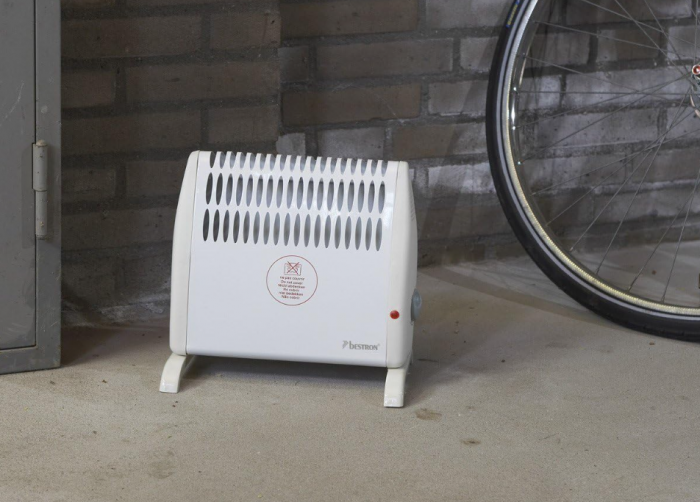 Radiator electric Bestron, aparat de incalzire cu termostat, IP24, 400 wați, alb [6]