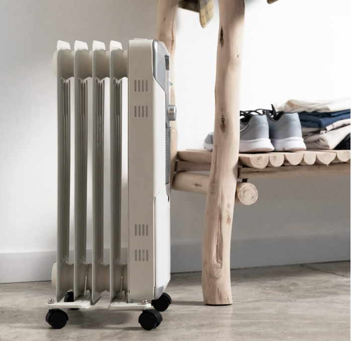 Radiator electric cu ulei Cecotec ReadyWarm 5000 Space, 5 module, consum redus, 1000 W, 3 nivele, alb, 12 m² [7]