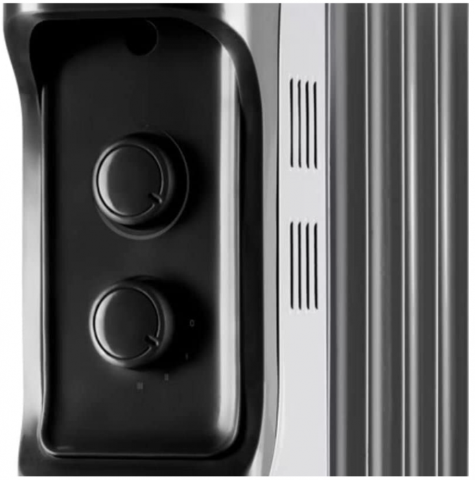 Radiator cu Ulei Taurus Dakar, 7 Elemente, 1500 W, 3 Trepte de putere, Termostat reglabil, Protectie la supraincalzire, Usor de transportat: maner si roti, Consum redus [3]