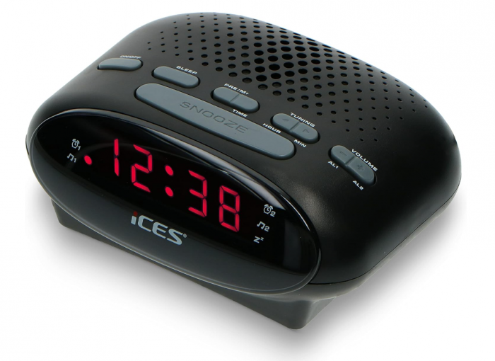 Radio cu ceas Lenco iCES ICR-210, negru [3]