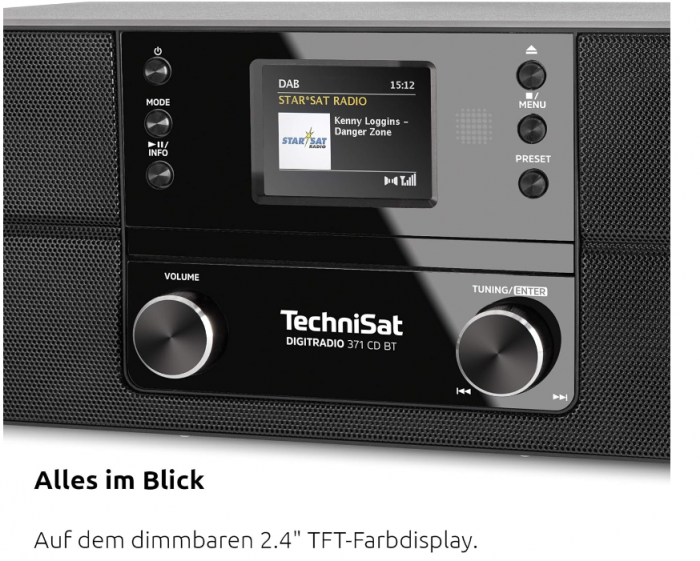 Radio digital cu ceas și CD Player TechniSat Digitradio [8]