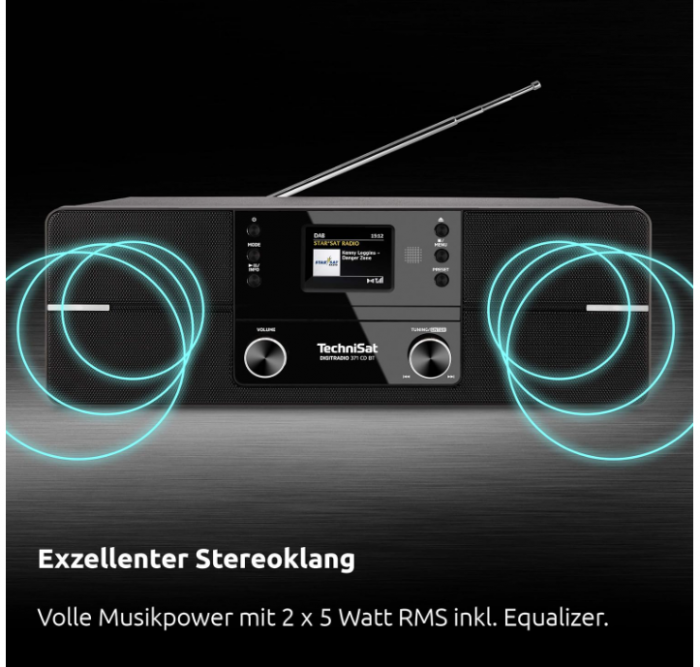 Radio digital cu ceas și CD Player TechniSat Digitradio [4]