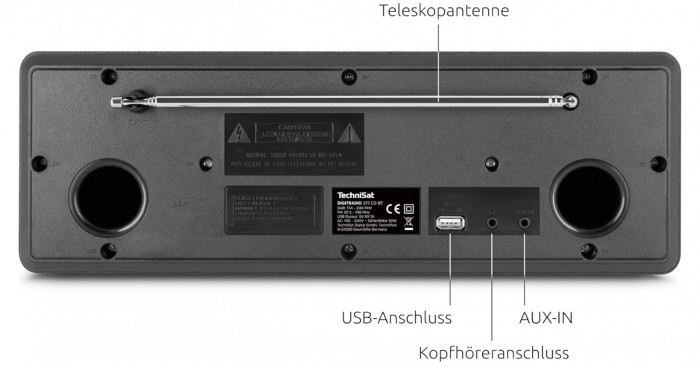 Radio digital cu ceas și CD Player TechniSat Digitradio [3]
