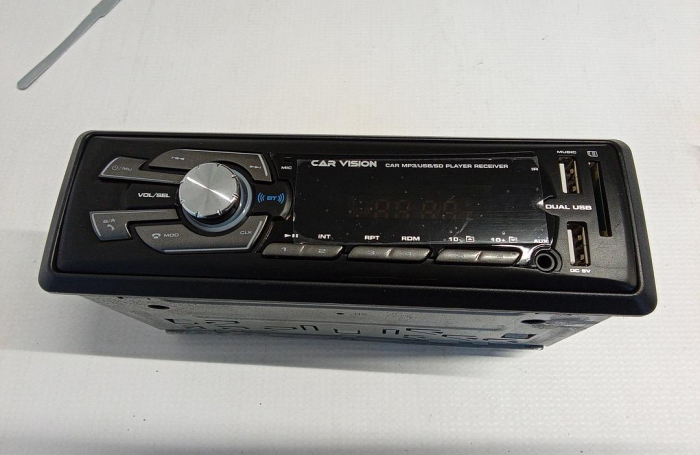 Radio MP3 Player auto Car Vision RU-002BT, Bluetooth, USB, SD, Aux, 4x45W, iluminare rosu [3]