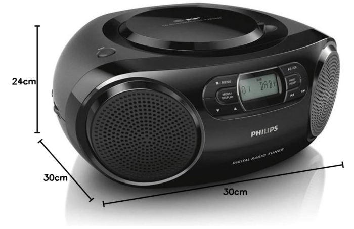 Radio Philips AZB500, CD Player, negru [6]