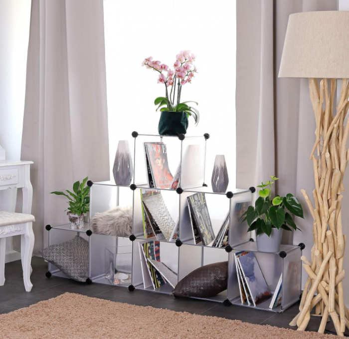 Raft pentru pantofi Dibea, organizator cu 9 compartimente [2]