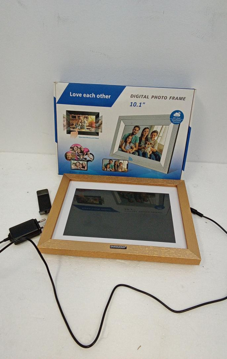 Ramă foto digitală Wi-Fi, 10 inch, ecran tactil, memorie de 16 GB, auriu [5]