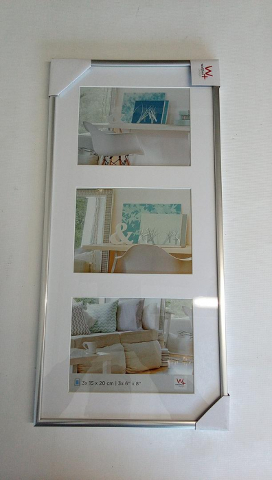Rama foto din plastic argintiu Walther Design KV320S, 3 x 15 x 20 cm [2]
