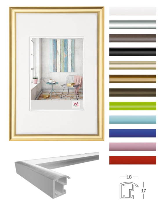 Ramă foto Walther Design KP070G(50 x 70 cm), auriu [5]