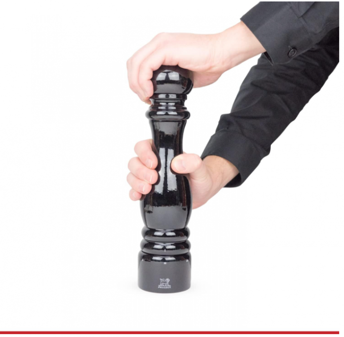 Rasnita pentru sare si piper PEUGEOT Paris u'Select 40 cm, 6 setari de macinare, din lemn, negru lacuit [5]