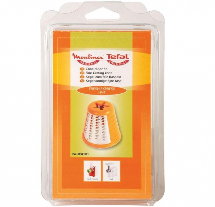 Razatoare fina, conica, MOULINEX XF921001 FRESH EXPRESS/HV4, Portocaliu [2]