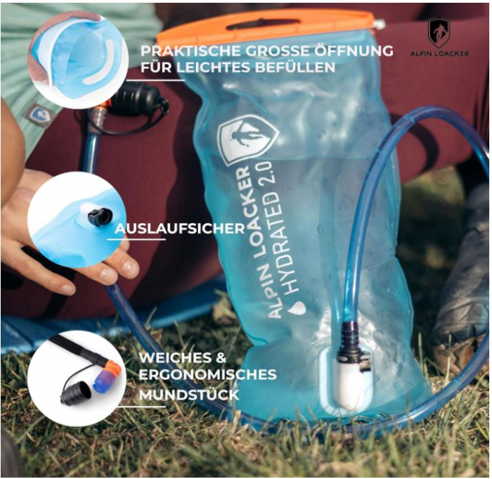 Recipient hidratare pentru sport și în aer liber Alpin Loacker 3L [6]