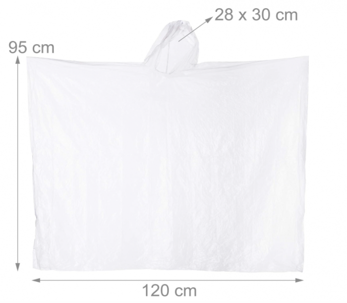 Relaxdays Set 9 pelerine de ploaie de unică folosință, cu glugă, pentru adulți [4]