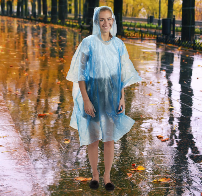 Relaxdays Set 9 pelerine de ploaie de unică folosință, cu glugă, pentru adulți [2]