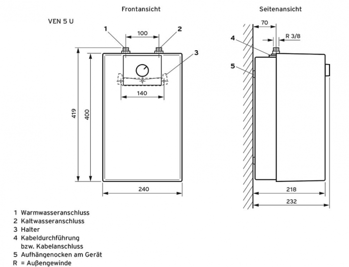 Încălzitor apa Vaillant eloSTOR VEN 5/7-7 U Exclusive [12]