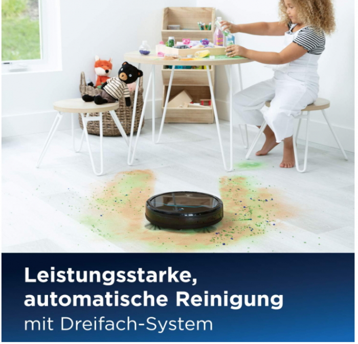 Robot aspirator Bissell EV675 pentru podele dure și covoare, telecomanda [4]