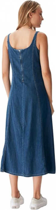 Rochie casual denim LTB Jeans Marcelina, albastru, S [2]