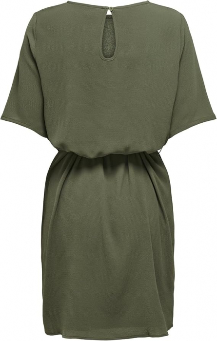 Rochie dama JACQUELINE de YONG Jdyamanda, maneci 2/4, kaki, marime 40 [3]