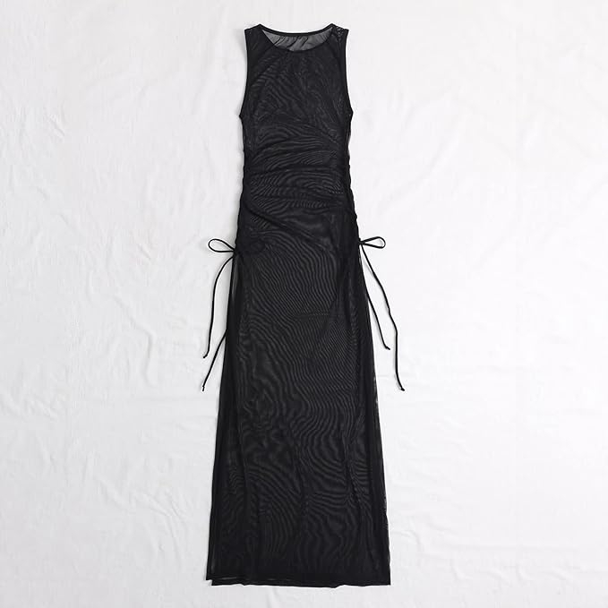 Rochie de plajă pentru bikini Kielsjajd, neagră, L [4]