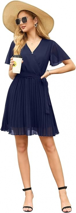 Rochie de vara casual GRECERELLE, bleumarin, M [3]