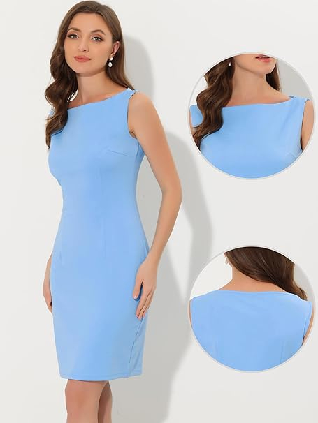 Rochie fără mâneci Allegra K, casual, S [2]