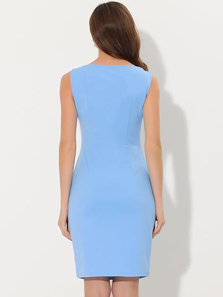 Rochie fără mâneci Allegra K, casual, S [3]