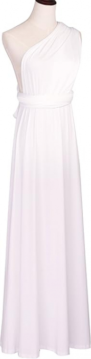 Rochie lunga eleganta pentru femei Ibtom Castle, alba, S [5]