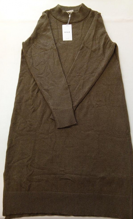 Rochie midi de damă Vila Viril cu decolteu rotund, Marimea L [2]